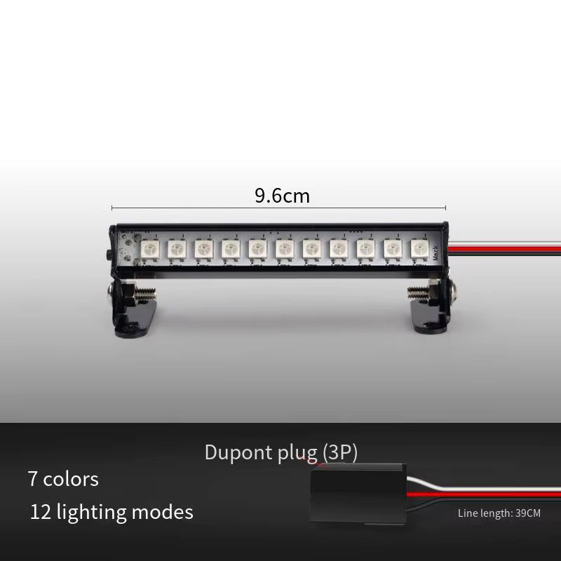 AJRC Rc Auto Dach Lampe, Led Licht Bar, 7 Farben, 12 Modi - Bild 2