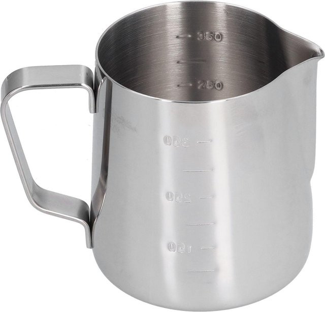 CosyHome Milchaufschäumkännchen aus Edelstahl mit Skala, 400 ml, Silber - Bild 1