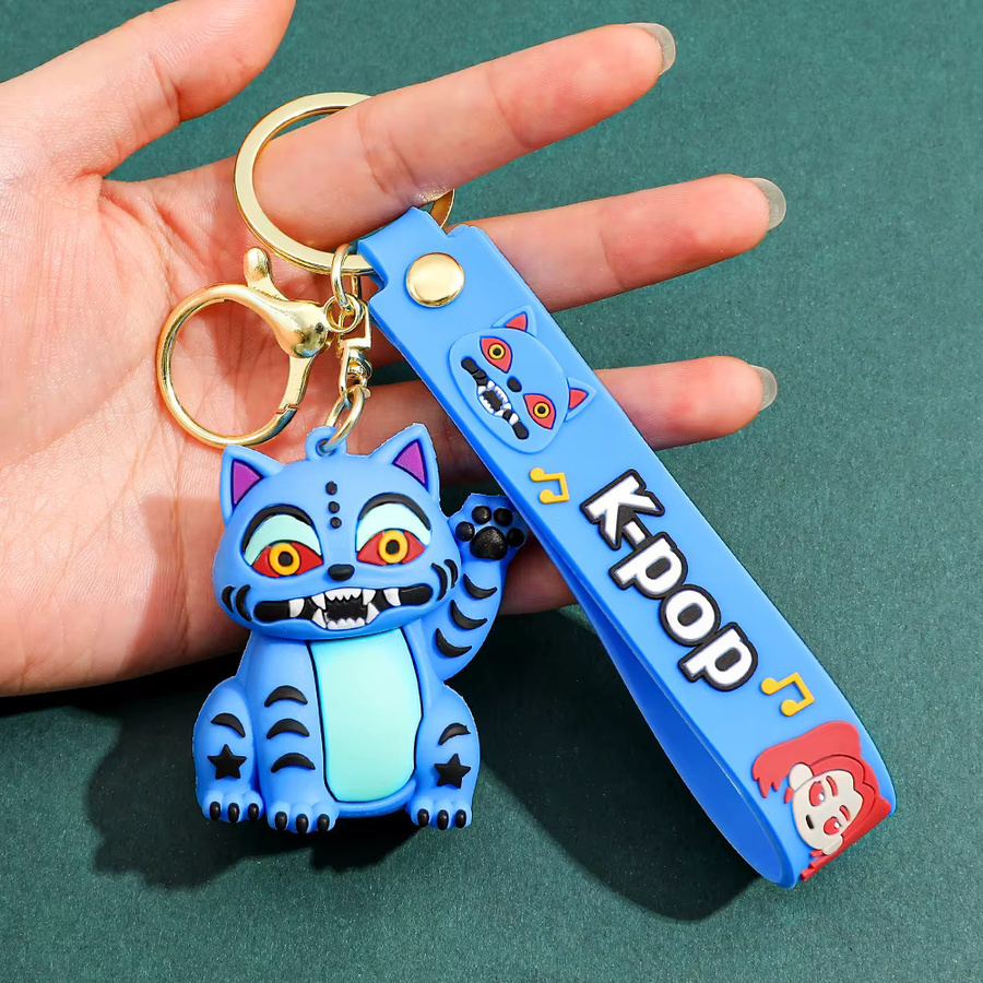Hasbro Dämonenjäger-Mädchen-Charakter-Schlüsselanhänger, Tiger-Actionfigur, Kunststoff, Bunt / Mehrfarbig - Bild 3