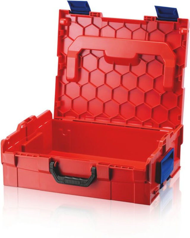 Knipex L-BOXX 00 21 19 LB LE Maschinenkoffer aus Kunststoff, Rot/Blau, B: 35,7 cm, T: 44,2 cm, H: 15,1 cm - Bild 2