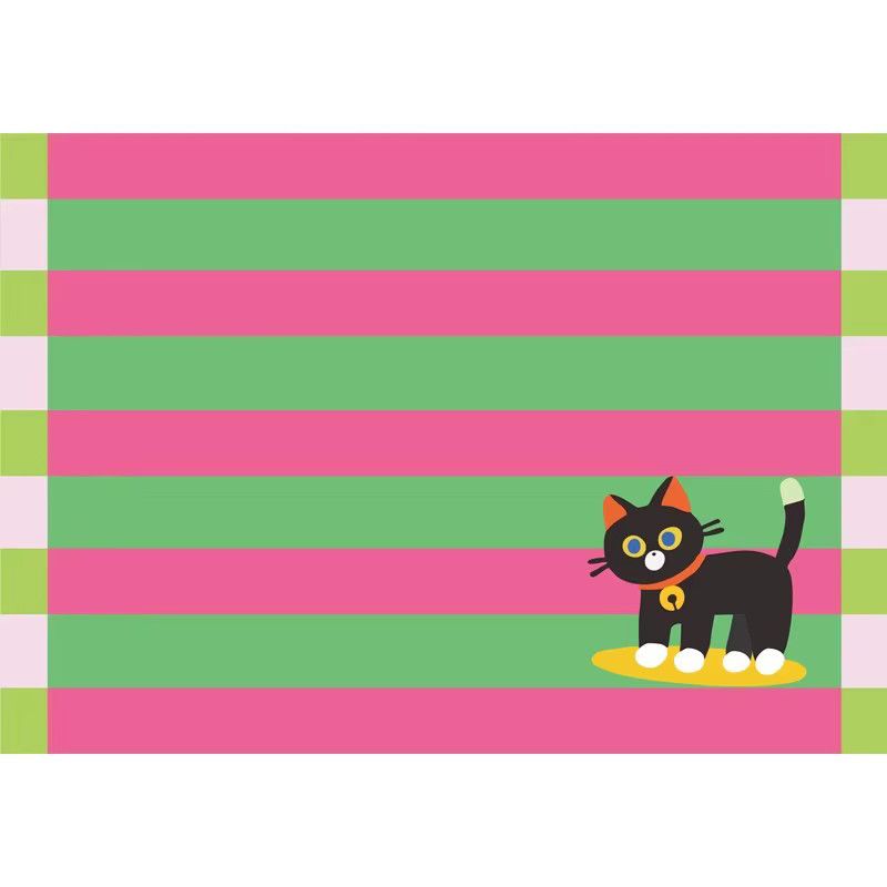 DZQ Retro Tischsets mit Katzen-Motiv aus wasserdichtem und hitzebeständigem PU-Leder für Esszimmer und Bistro - Bild 2