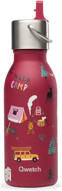 Isolierflasche Qwetch Yosemite aus Edelstahl in Rot, 0,26 l - Bild 1