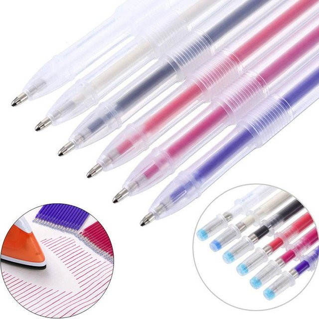 10er Set Wärme-löschbare Textilstifte für DIY-Handwerk und Nähen in Multicolour - Bild 1