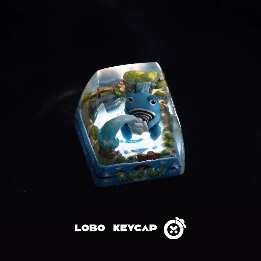 TAKARA TOMY Anime Harz-Tastenkappen Transparent mit Gengar Eevee Snorlax Poliwhirl und Jigglypuff für Esc Tastaturen - Bild 2