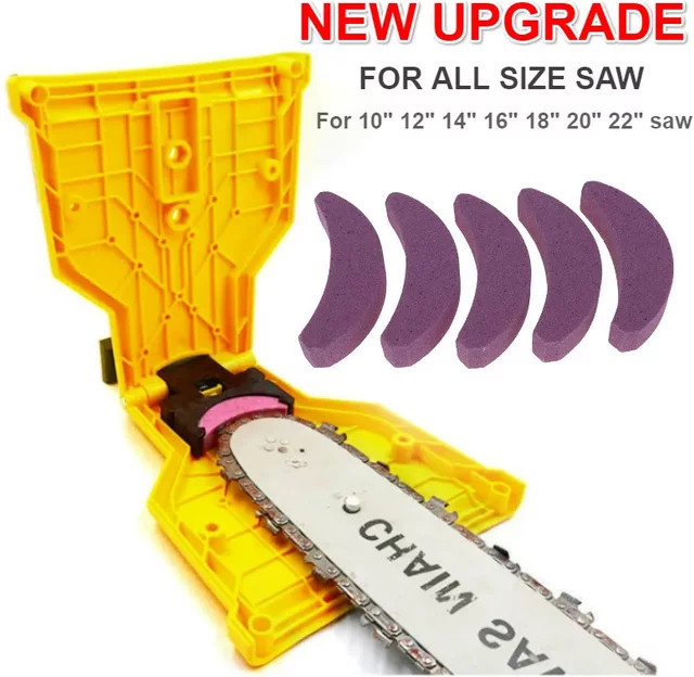 FNICEL Kettensägen-Zahnschärfer zum schnellen und einfachen Schärfen von Sägen für 14–20 Zoll - Bild 1