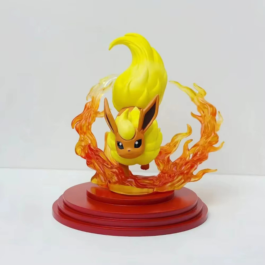 Bandai Pokémon Eevee Flareon Anime Figuren, Einzelfigur, 10cm - Bild 2
