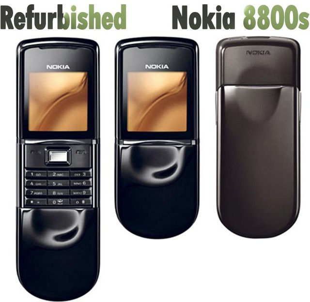 Nokia 8800 Sirocco Mobiltelefon Gold Refurbished - Bild 1