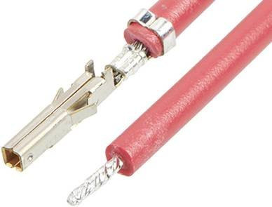 Molex Crimpkontakt mit Litze 2153412212 Bulk in Rot und Gold - Bild 1