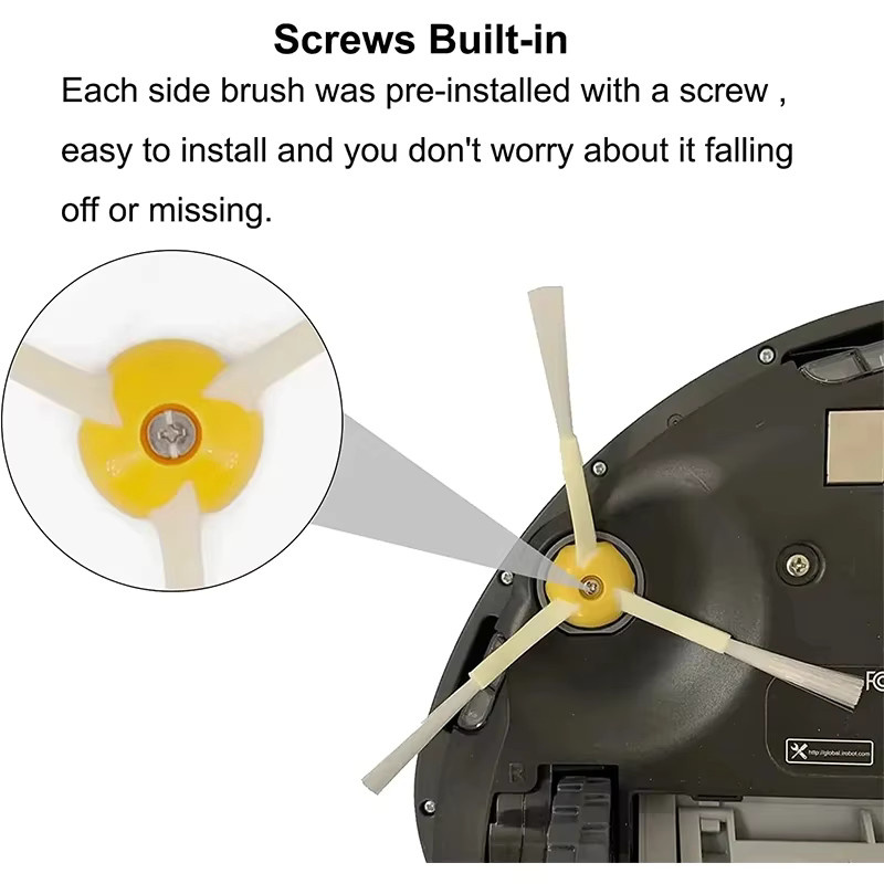 Ersatzteil-Kit für iRobot Roomba 600er Serie inklusive Hauptseitenbürste und HEPA-Filter für die Modelle 650, 675 und 690 - Bild 3