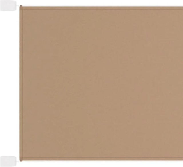 Furnicato Senkrechtmarkise Taupe aus Oxford-Gewebe, Breite: 140 cm, Höhe: 800 cm - Bild 1
