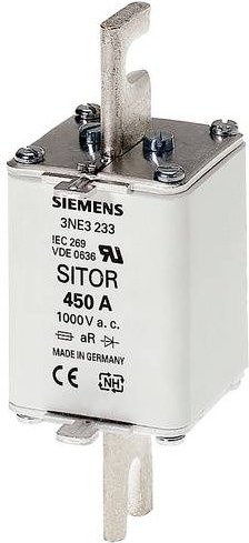 Siemens Sicherungseinsatz Fuse, 3 Stück, Weiß - Bild 1