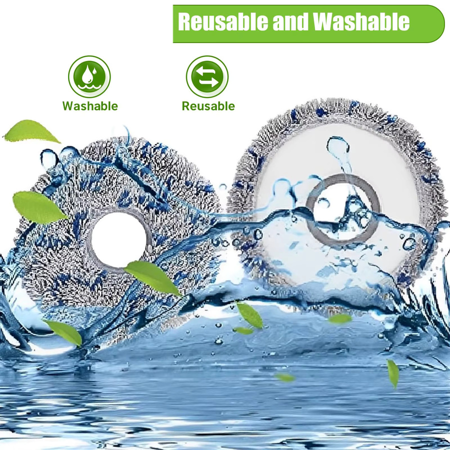Mopptuch kompatibel für Dreame Staubsauger X10, X20, L20 Ultra, L30 Ultra, X20 Pro, L10s Pro Ultra, X40 Ultra, X40 Pro und S30 Pro - Bild 2