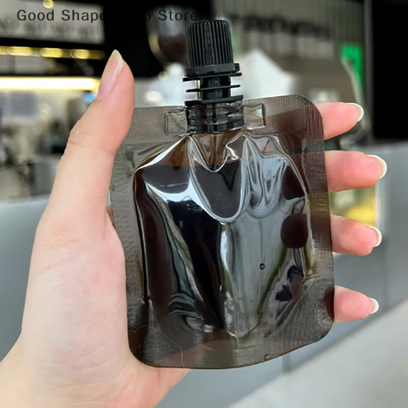 10-teiliges Set schwarzer Kunststoff-Fläschchen mit Saugdüse und Schraubverschluss für die Lagerung von Flüssigkeiten, 50 ml pro Stück - Bild 2