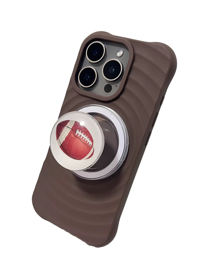 3D-Kristall American Football Handyhalterung mit Magnetständer für iPhone 17 Pro Max Griptok in LS - Bild 4