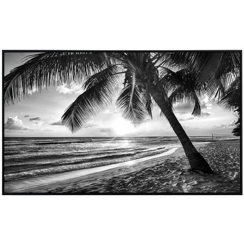 papermoon EcoHeat Infrarotheizung Strand Schwarz Weiss mit Matt-Effekt und App-Steuerung - Bild 2