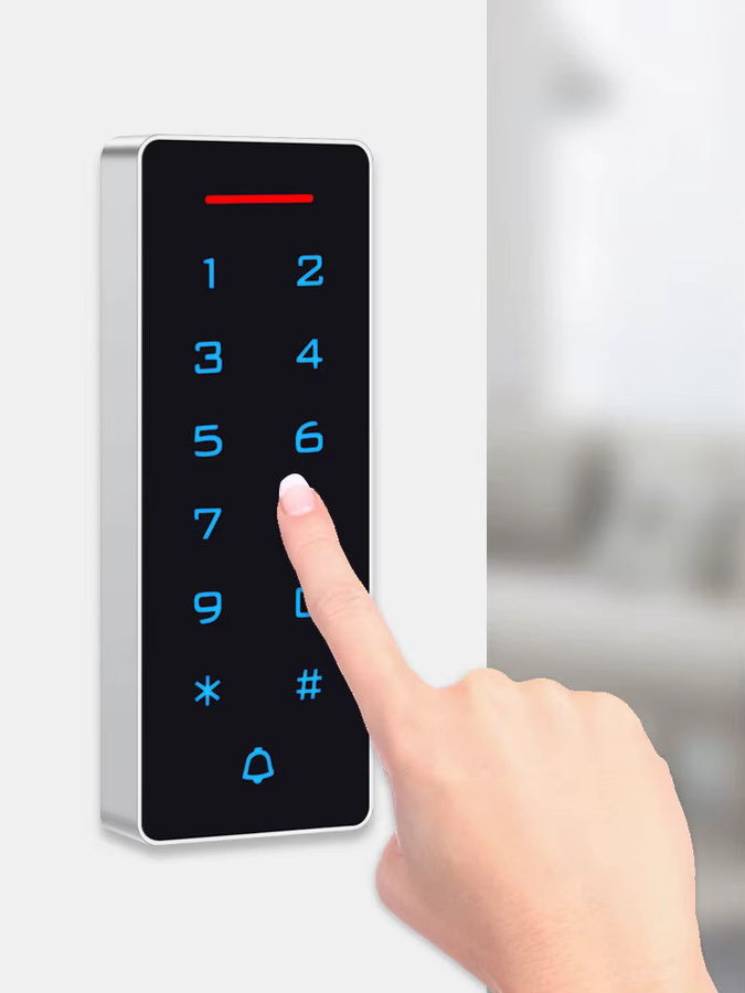 LUCKING DOOR RFID-Touch-Türöffnersystem Zugangskontrolltastatur für den Außenbereich mit 125 kHz und 13,56 MHz elektronischem MF-Kartenleser - Bild 6