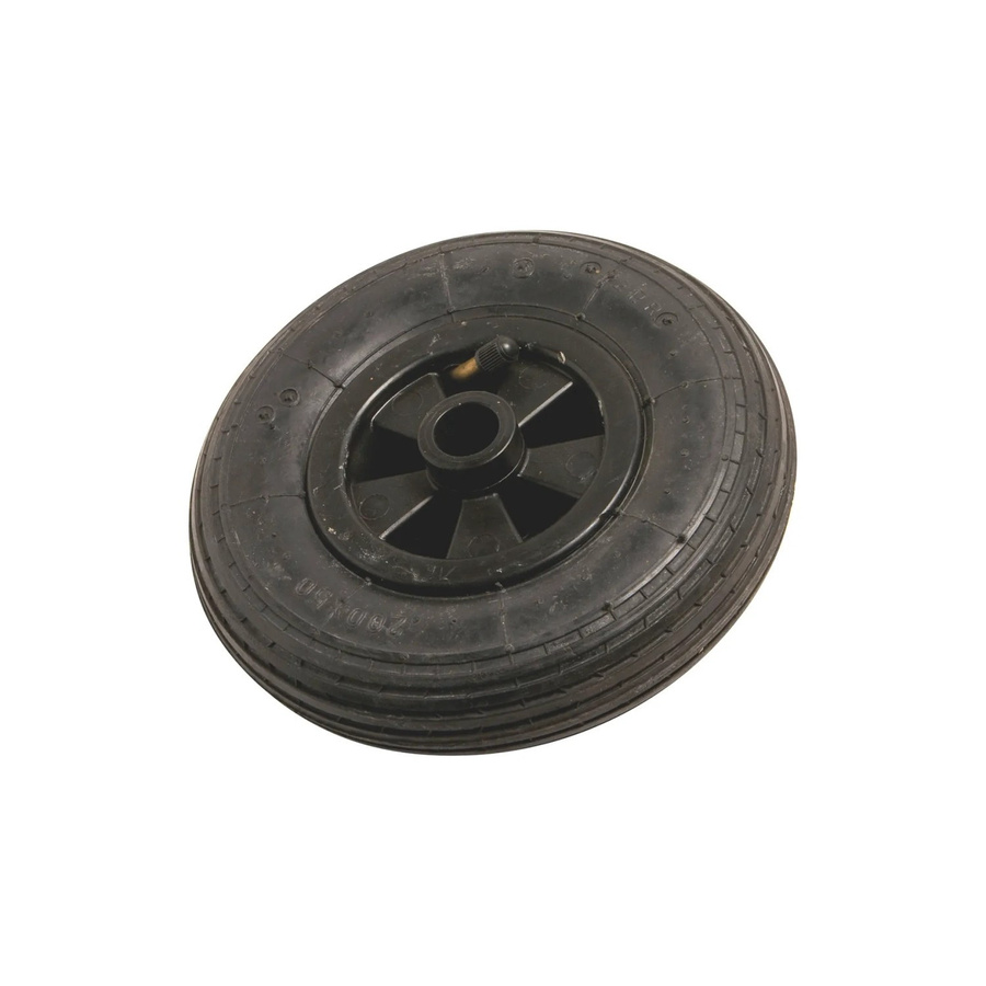 OBI Luftrad mit Kunststofffelge und Rillenprofil in Schwarz, Durchmesser: 200 mm, Tragkraft: 75 kg - Bild 2
