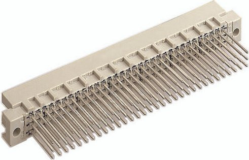 HARTING Messerleiste aus Messing in Beige mit 3 Reihen - Bild 1
