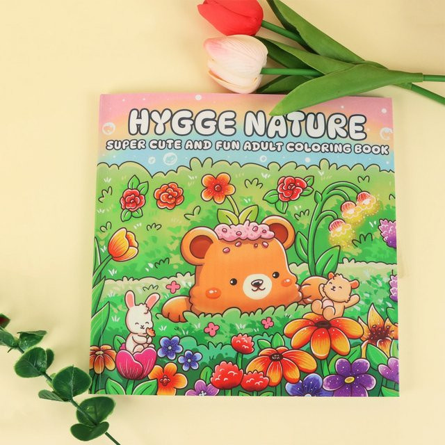 HyggeNature Malbuch für Erwachsene zur Entspannung und Kunsttherapie, Mehrfarbig - Bild 1