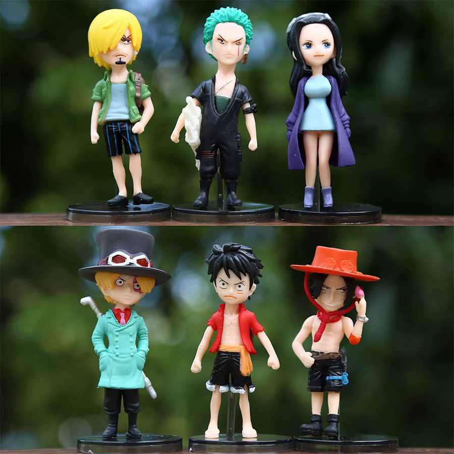 Bandai One Piece Anime-Figuren, 6-teiliges Set, Actionfiguren - Bild 2