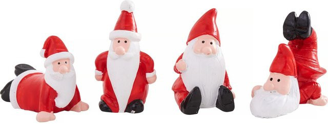 VBS Mini Santa Wilbert Weihnachtsfigur in Rot aus Polyresin - Bild 1