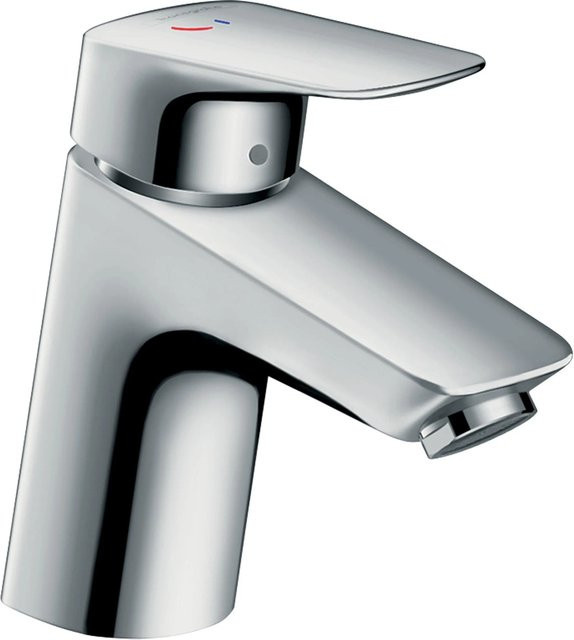 Hansgrohe Waschtischarmatur Logis 70 Einhebelmischer mit CoolStart Technologie und Zugstange in Chrom - Bild 1
