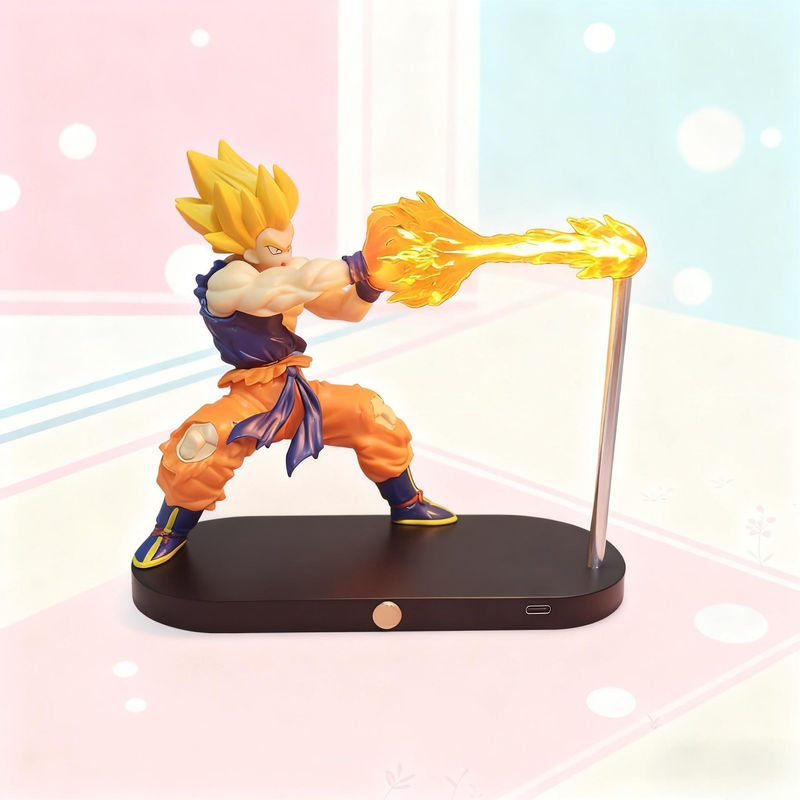 Wucifang Bags Goku Nachtlicht Anime Modell Puppe, orange - Bild 4