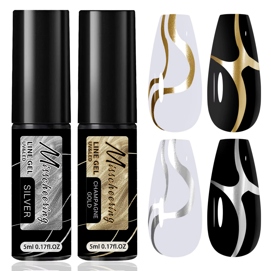 Misscheering Nagellack, Metallic, Silver, 5 ml - Bild 3
