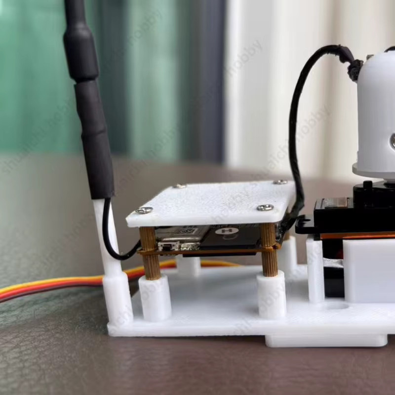 DJI O4 Air Unit 3D-gedruckte Single Axis Gimbal Halterung für RC Flugzeuge und Drohnen, abnehmbare Bildübertragungshalterung in Schwarz oder Weiß - Bild 5