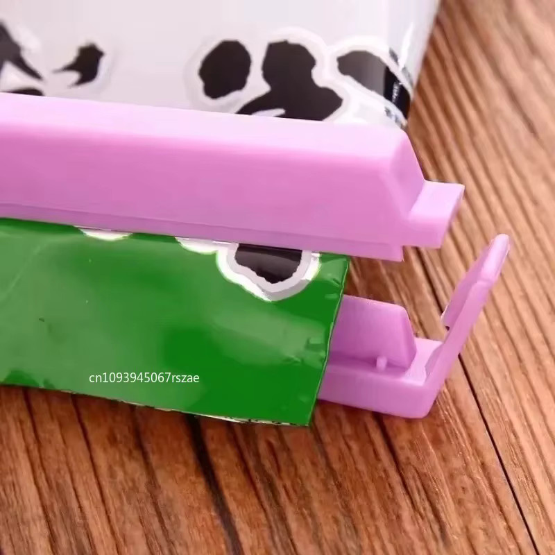 Lebensmittel-Verschlussclips aus Kunststoff zur sicheren Lagerung und Abdichtung von Snack-Tüten und Lebensmittelverpackungen - Bild 2