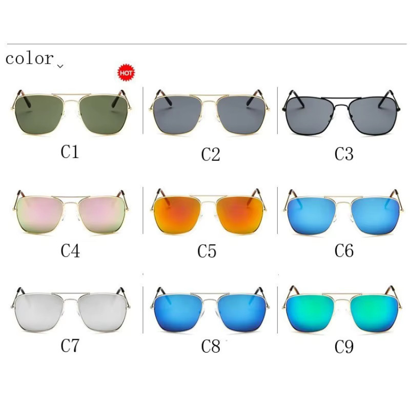 Samjune Sonnenbrille Aviator, Herren, Vollrand, Metall, Gold - Bild 2