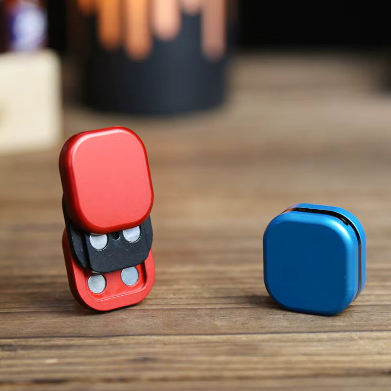 AHHLCLT Mini 3-lagiger Fidget Haptic Slider, Aluminiumlegierung, Metall, EDC Fidget Spielzeug - Bild 3