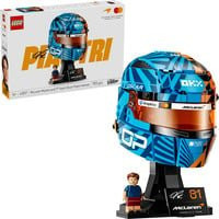 LEGO McLaren Edition Oscar Piastri F1 Team Helm Konstruktionsspielzeug in McLaren-Papaya und Blau - Bild 1
