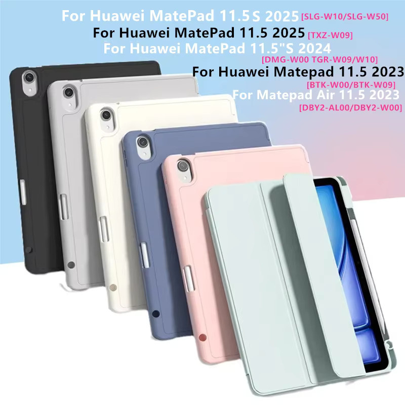 Schutzhülle für Huawei MatePad 11,5 S (2024/2025) mit Klappfunktion und Auto-Sleep-Funktion, Schwarz - Bild 1