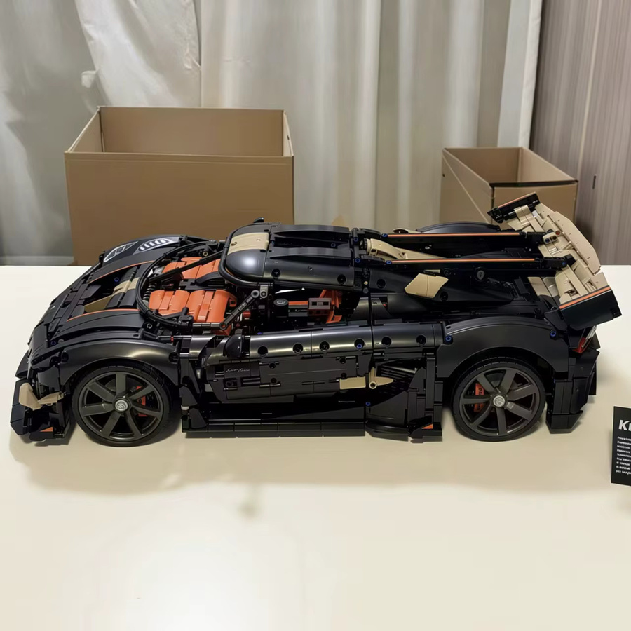 Hot Toys Spear Megacar Supercar, Baustein-Puzzle-Modell, 4104 Teile, ab 18 Jahren - Bild 4
