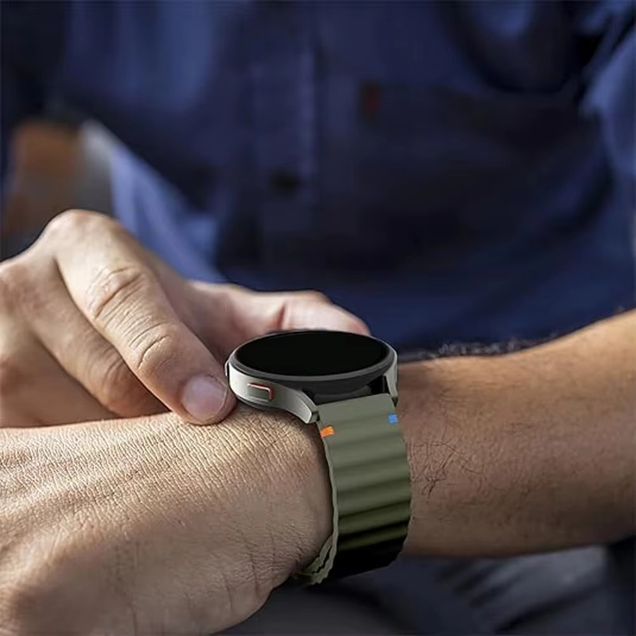 Huawei Uhrenarmband Silikon, Schwarz, Unisex - Bild 6