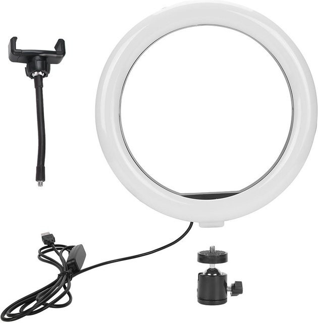 Andoer LED Ringlicht Ersatzkopf für Tattoo, Nail Art und Live-Streaming, 18 W, Durchmesser: 26 cm, Weiß - Bild 1