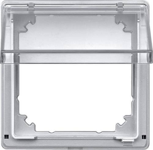 Merten Zwischenrahmen Abdeckung Aquadesign aus Aluminium in Silber und Transparent - Bild 1