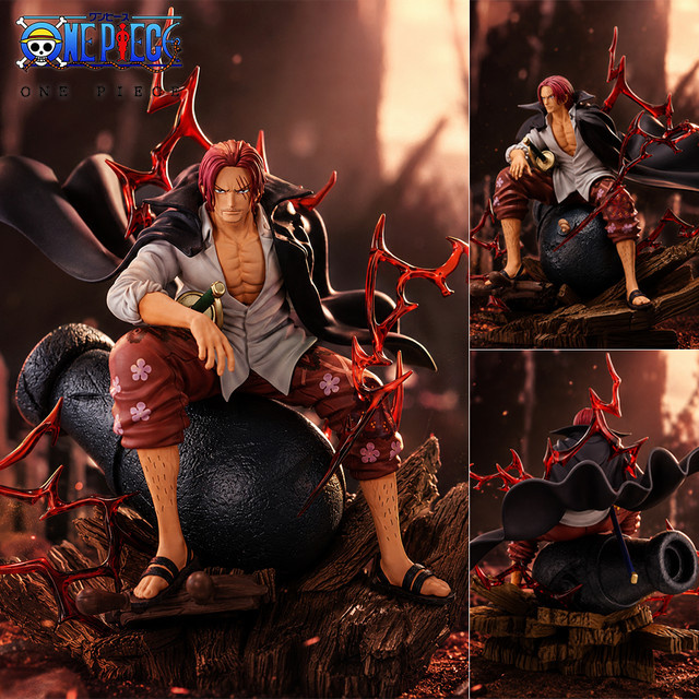 One Piece Red Hair Shanks Figur, Anime PVC-Statue, 1-teiliges Set - Bild 1
