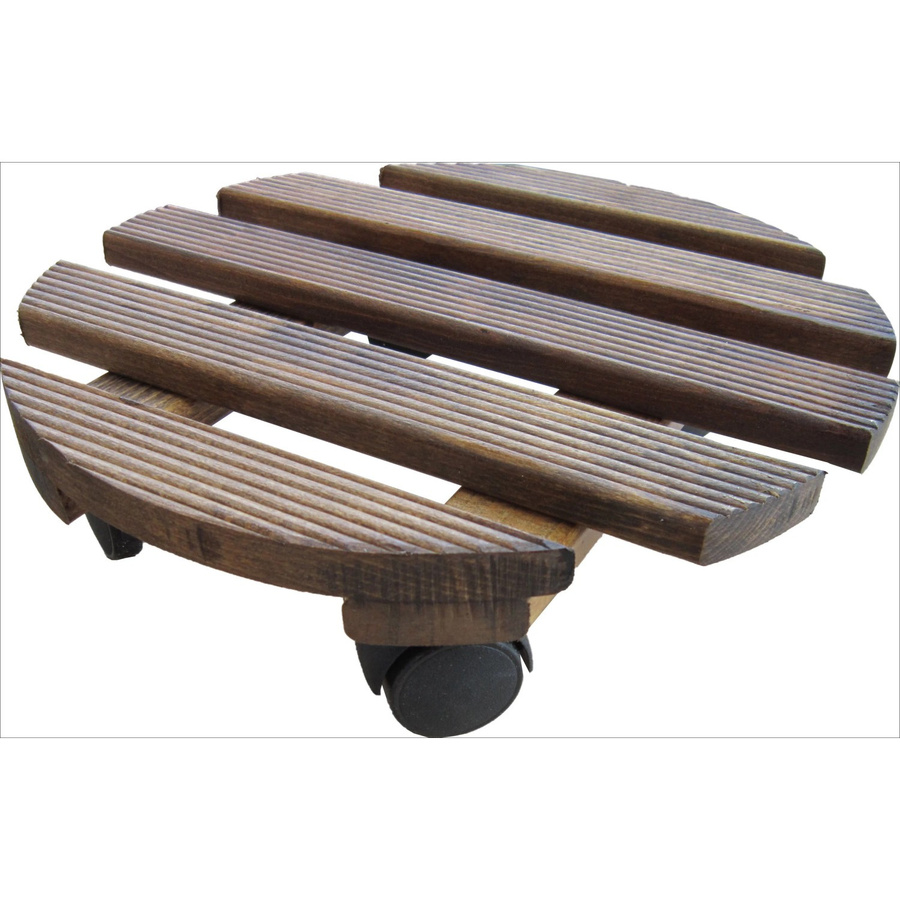 OBI Pflanzenroller rund in Dunkelbraun Durchmesser: 30 cm - Bild 2