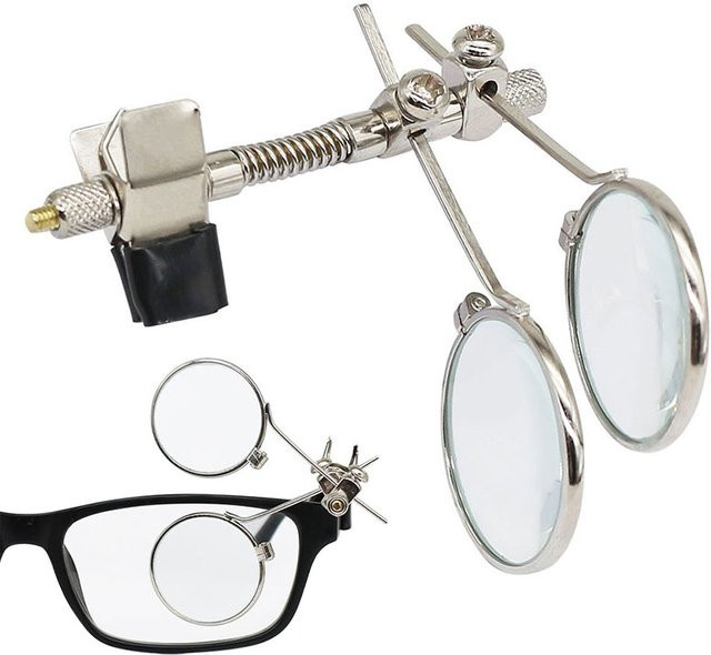 WALLY SKY Monokularlupe Edelstahl, 10x, Silber - Bild 1