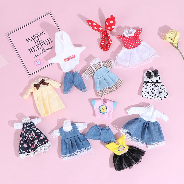 DIAPER&CORED BJD Puppen Kleidung, Rock Anzug, 1-teiliges Set - Bild 1