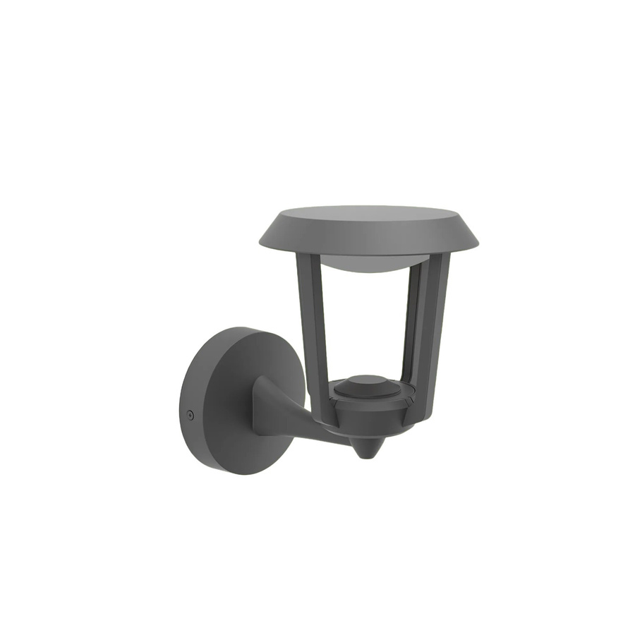 Philips Outdoor-Wandleuchte Nuvy 800 LED in Anthrazit mit modernem Laternen-Look, B/H/T: 22,6 x 22,7 x 16,0 cm - Bild 2