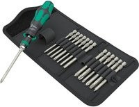 Wera Kraftform Kompakt 838 RA-R M Set 1 Bit-Satz mit Ratschenfunktion in Schwarz Grün Multicolour - Bild 1