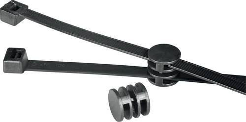 HellermannTyton T120RCOUPLER Kabelbinder aus Nylon in Schwarz, Länge: 380 mm, Breite: 7,60 mm - Bild 1