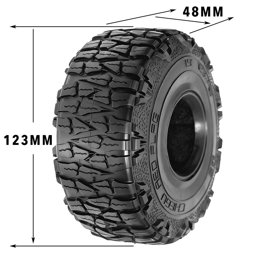 RS Crawler-Reifen, 1:10, Gummi, Schwarz - Bild 2