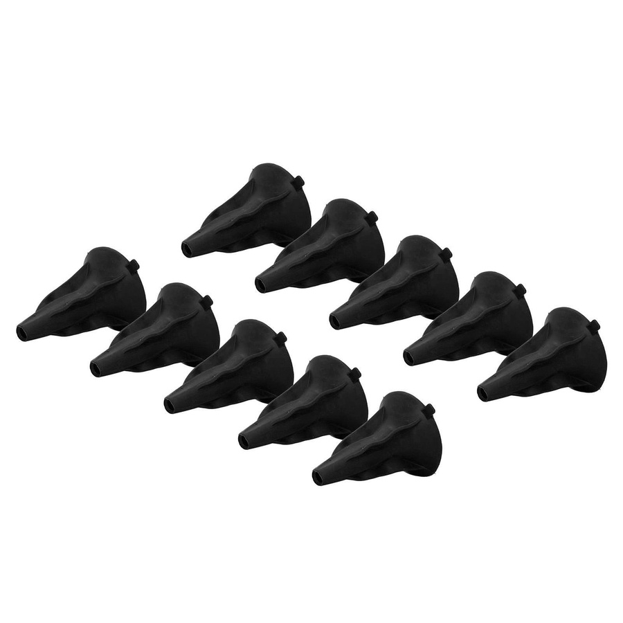 Neoglint Pfeilspitzen Saugnapf Gummi Schwarz Orange 10-teiliges Set - Bild 2
