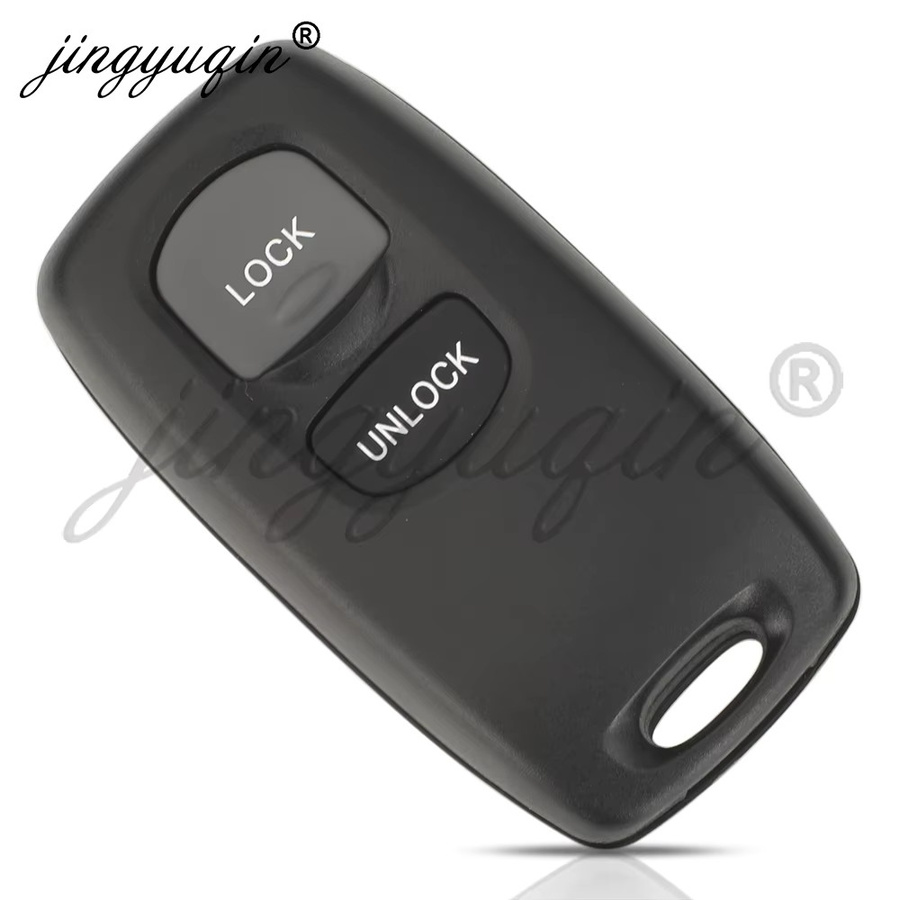 Jingyuqin 2 Tasten Fernbedienung Auto Schlüssel 433 MHz FSK für Mazda M6 2 3 6 Serie 2003-2010 und Ford Ranger Everest in Schwarz - Bild 3