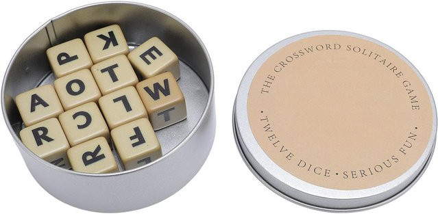 OutsideWorld Englische Buchstabenwürfel, Wortspiele, 12 Würfel Set - Bild 1
