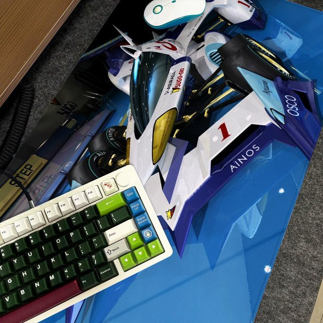 Future GPX Cyber F-Formula Mauspad XXL rutschfeste Gamer-Schreibtischunterlage in Schwarz, B/T: 90 x 40 cm - Bild 1